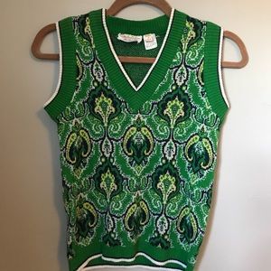 Vintage sweater vest!